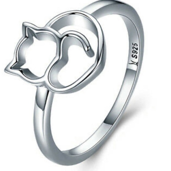 NEW 925 Sterling silver Cat 🐱 Ring - Picture 4 of 4